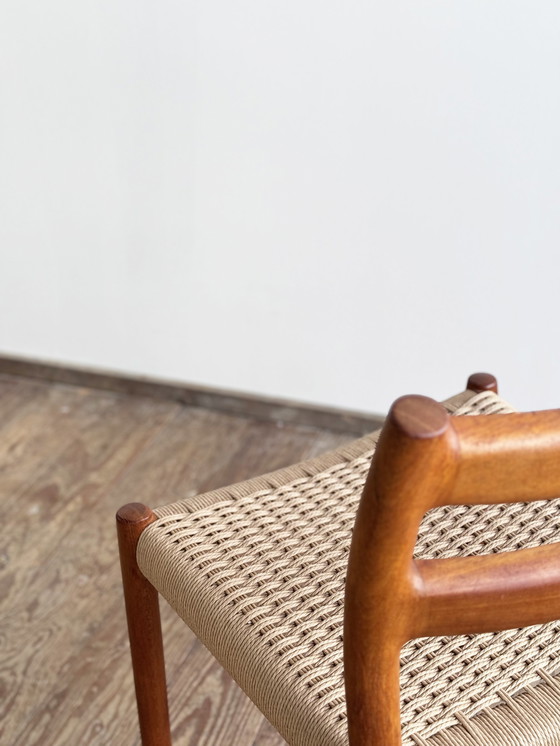 Image 1 of Mid-Century Danish Model 84 Chair in Teak by Niels O. Møller for J.L. Moller, 1950