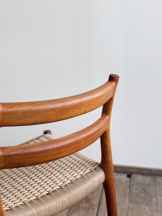 Image 1 of Mid-Century Danish Model 84 Chair in Teak by Niels O. Møller for J.L. Moller, 1950