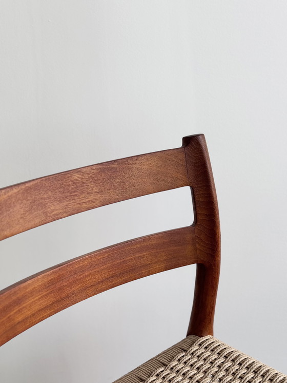 Image 1 of Mid-Century Danish Model 84 Chair in Teak by Niels O. Møller for J.L. Moller, 1950