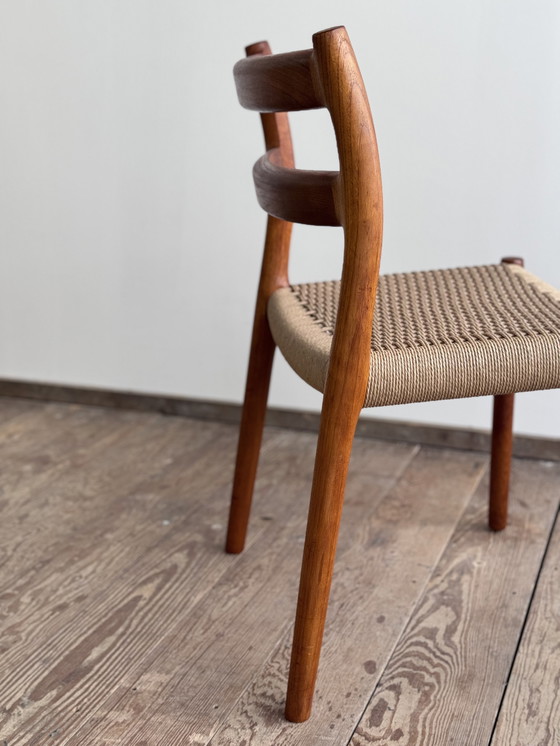 Image 1 of Mid-Century Danish Model 84 Chair in Teak by Niels O. Møller for J.L. Moller, 1950