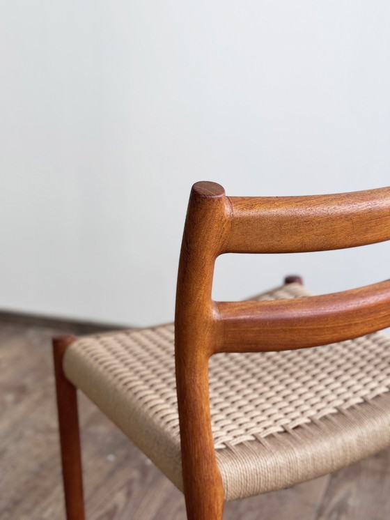 Image 1 of Mid-Century Danish Model 84 Chair in Teak by Niels O. Møller for J.L. Moller, 1950