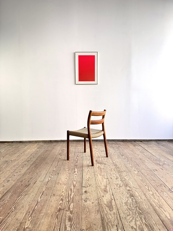 Image 1 of Mid-Century Danish Model 84 Chair in Teak by Niels O. Møller for J.L. Moller, 1950