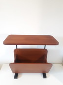 table de lecture vintage 60's table d'appoint porte-journaux
