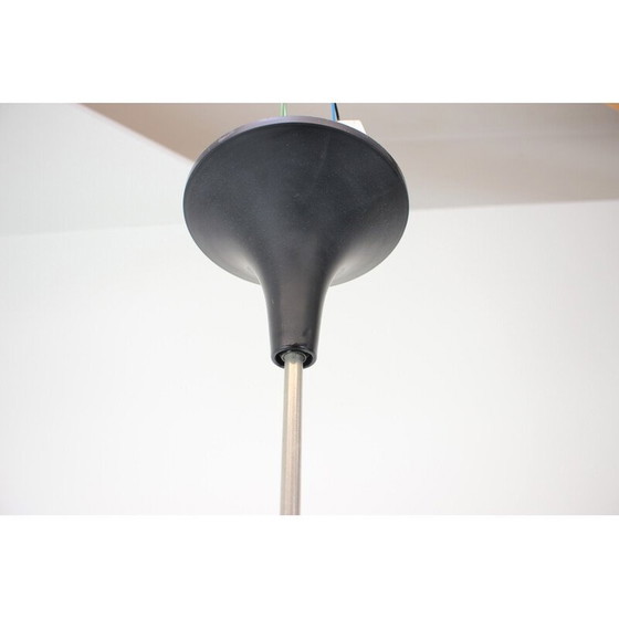 Image 1 of Lampada a sospensione vintage in vetro e plastica, Cecoslovacchia, anni '60