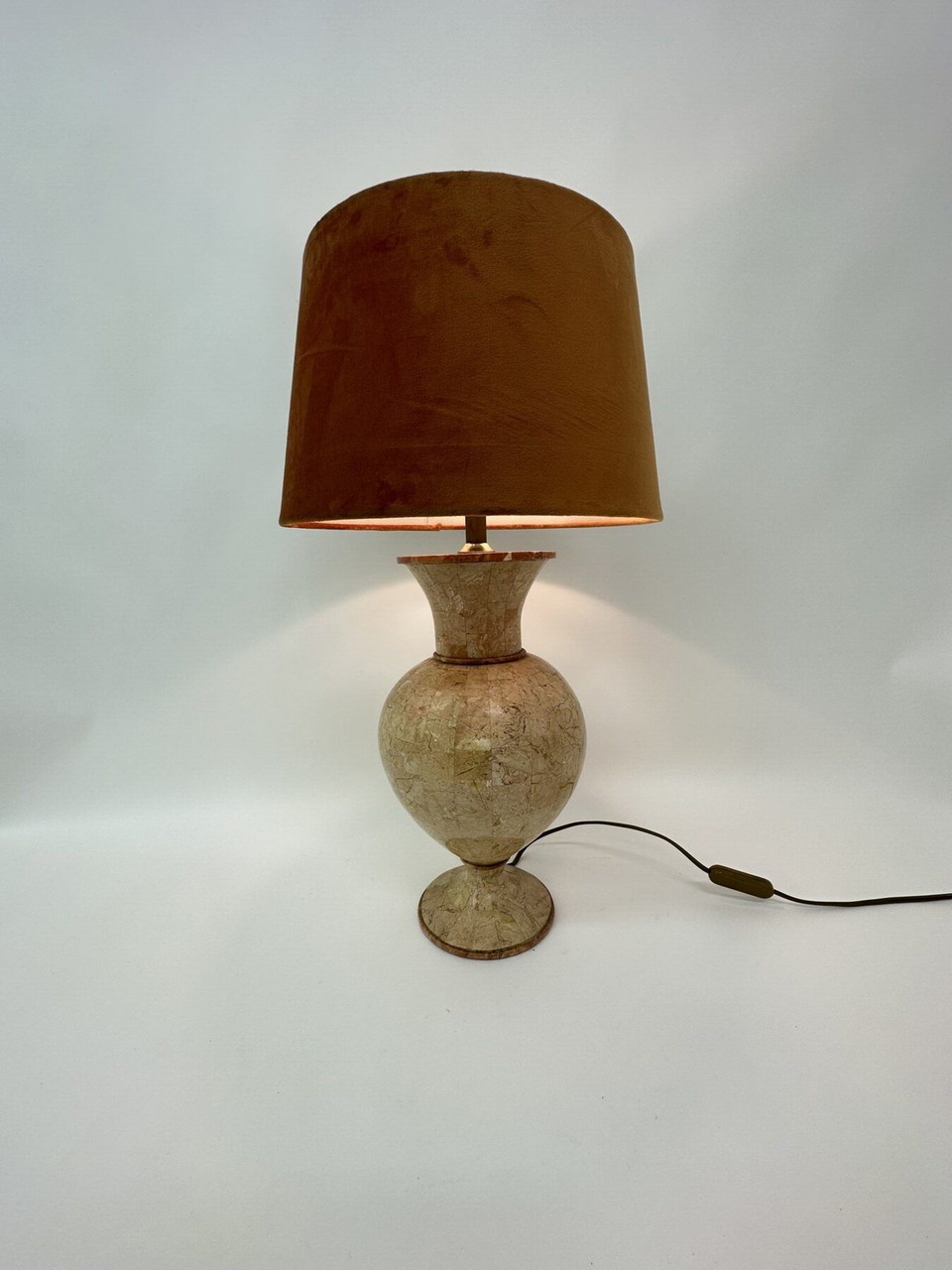 Vintage Tessellated Marble Table Lamp by Maitland Smith 1970 s 475 Whoppah
