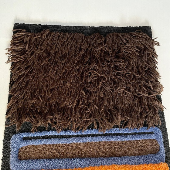 Image 1 of Tappeto da parete vintage in lana di Ewald Kröner per Schloss Hackhausen, Germania anni '70