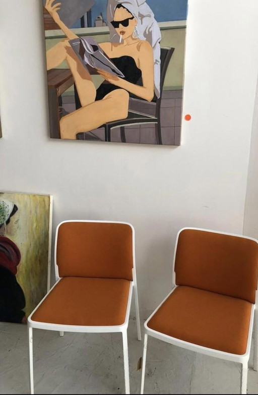 2x Kartell audrey chair