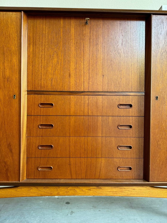 Image 1 of Danish highboard teak and oak