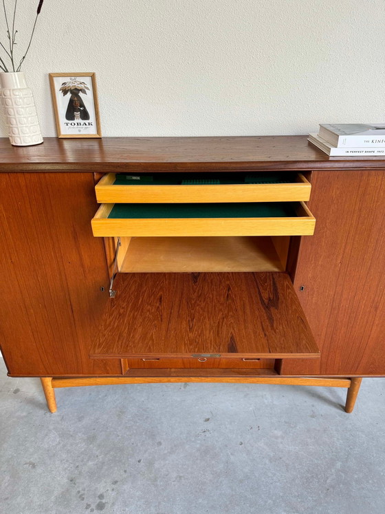 Image 1 of Danish highboard teak and oak