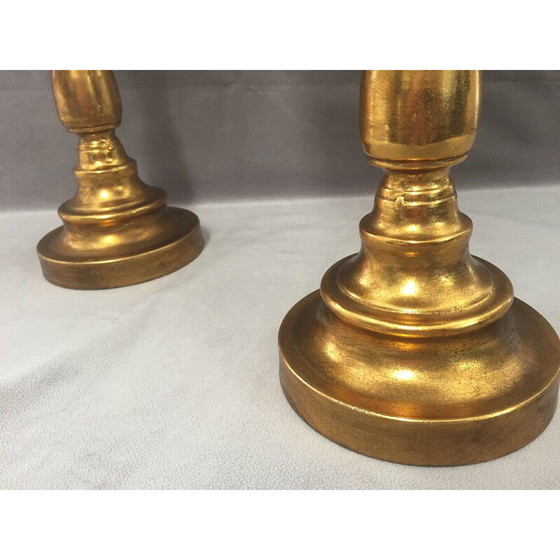 Image 1 of Pair of vintage gilded metal bowls