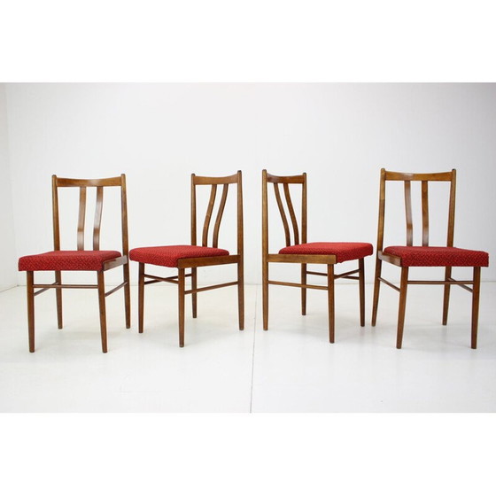 Image 1 of Set of 4 vintage dining chairs, Czechoslovakia 1970s