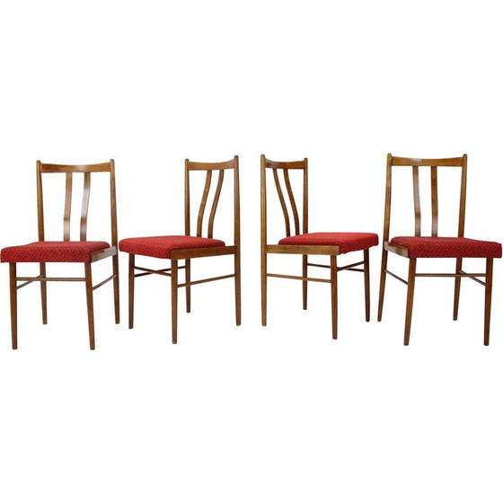 Image 1 of Set of 4 vintage dining chairs, Czechoslovakia 1970s