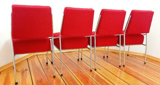 Bauhaus Dining Chairs Attributed To Hynek Gottwald, Former Czechoslovakia, Set Of 4