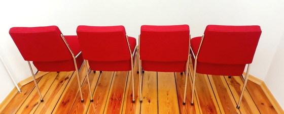 Image 1 of Bauhaus Dining Chairs Attributed To Hynek Gottwald, Former Czechoslovakia, Set Of 4