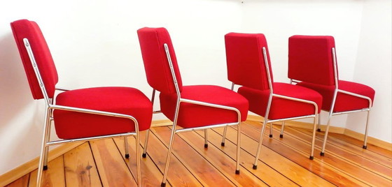 Image 1 of Bauhaus Dining Chairs Attributed To Hynek Gottwald, Former Czechoslovakia, Set Of 4