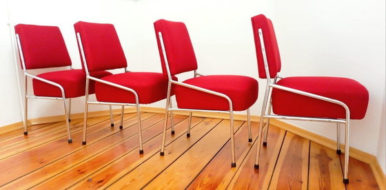 Image 1 of Bauhaus Dining Chairs Attributed To Hynek Gottwald, Former Czechoslovakia, Set Of 4