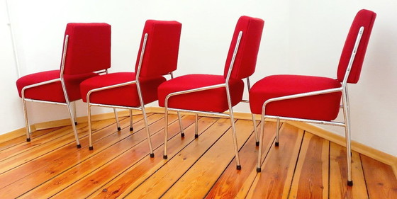 Image 1 of Bauhaus Dining Chairs Attributed To Hynek Gottwald, Former Czechoslovakia, Set Of 4