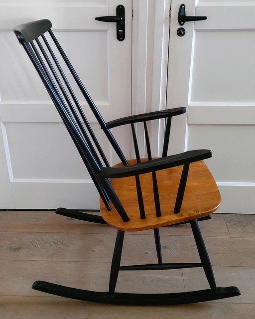Vintage Rocking Chair Armchair Ilmari Tapiovaara