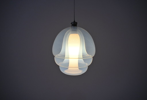 Ls 134 Medusa Glass Hanging Lamp By Carlo Nason For Mazzega, 1960S