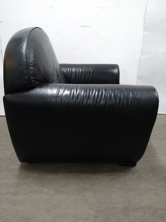 Image 1 of Leather armchair - club chair Italy