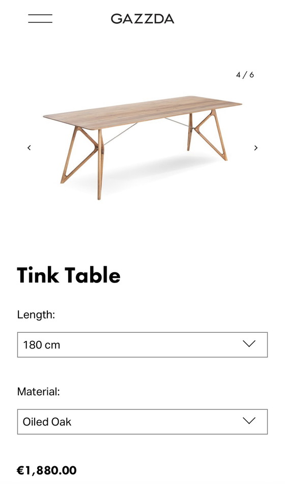 Image 1 of Gazzda Tink Table