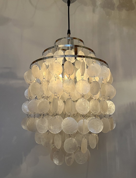 Image 1 of Capiz shell pendant lamp pearl chandelier