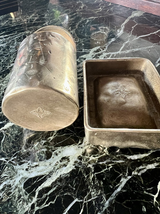 Image 1 of Ensemble en laiton vintage