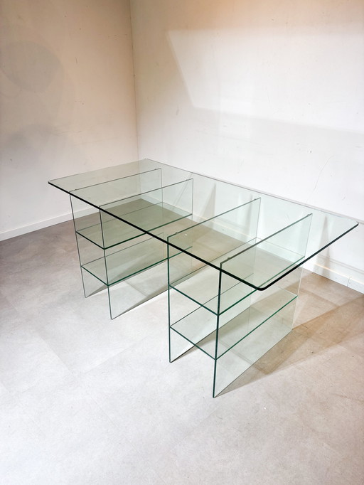 Glazen Design Bureautafel