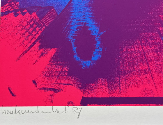 Image 1 of Screenprint Henk Van Der Vet