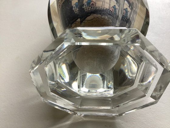 Image 1 of Jacarte crystal vase