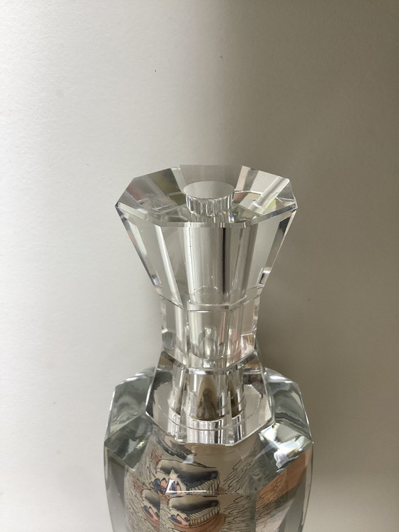 Image 1 of Jacarte crystal vase