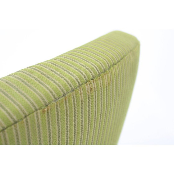 Image 1 of Vintage teak and fabric armchair, Denmark 1960