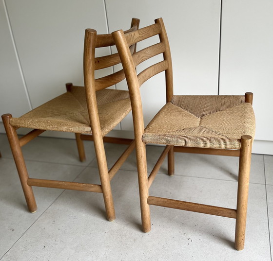 Image 1 of 6x Poul Volther Papercord 1960Er chairs