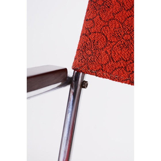 Image 1 of Vintage red Bauhaus armchair by Marcel Breuer for Mücke-Melder, 1930s
