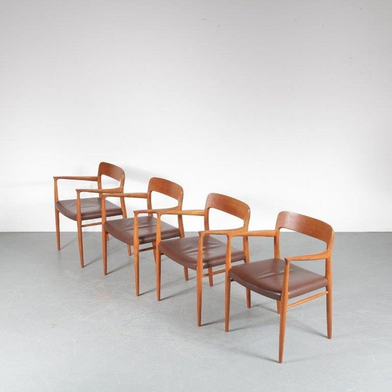 Image 1 of Teak Dining Set by Niels Otto Møller for Moller, Denmark 1960