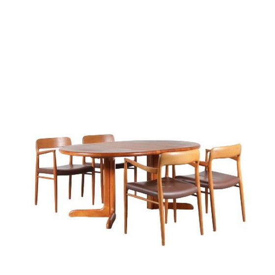 Image 1 of Teak Dining Set by Niels Otto Møller for Moller, Denmark 1960