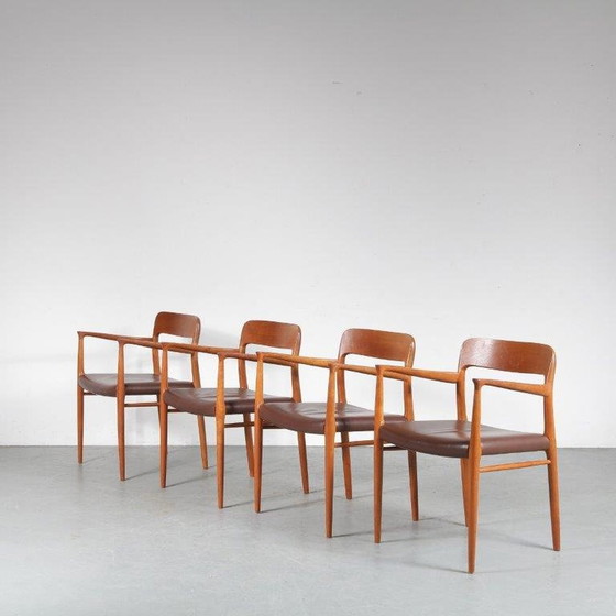 Image 1 of Teak Dining Set by Niels Otto Møller for Moller, Denmark 1960