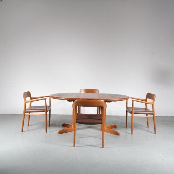 Image 1 of Teak Dining Set by Niels Otto Møller for Moller, Denmark 1960