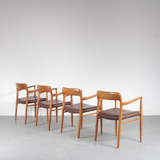 Image 1 of Teak Dining Set by Niels Otto Møller for Moller, Denmark 1960