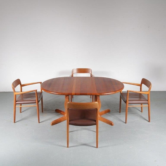 Image 1 of Teak Dining Set by Niels Otto Møller for Moller, Denmark 1960