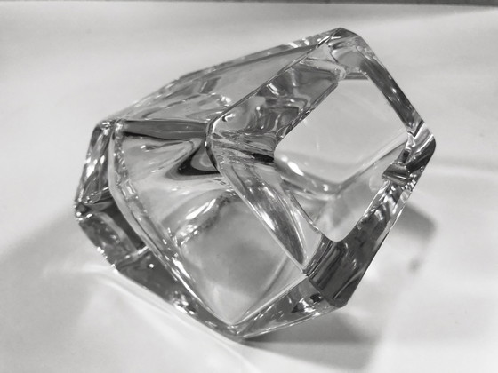 Image 1 of Vintage ashtray - Stylet holder - Crystal - Daum France - 1970