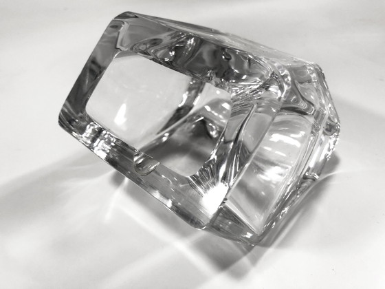 Image 1 of Vintage ashtray - Stylet holder - Crystal - Daum France - 1970