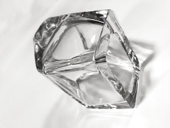 Image 1 of Vintage ashtray - Stylet holder - Crystal - Daum France - 1970