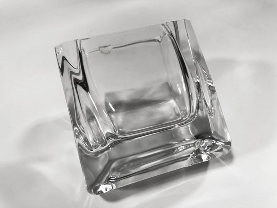 Image 1 of Vintage ashtray - Stylet holder - Crystal - Daum France - 1970