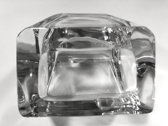 Image 1 of Vintage ashtray - Stylet holder - Crystal - Daum France - 1970