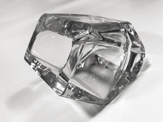 Image 1 of Vintage ashtray - Stylet holder - Crystal - Daum France - 1970