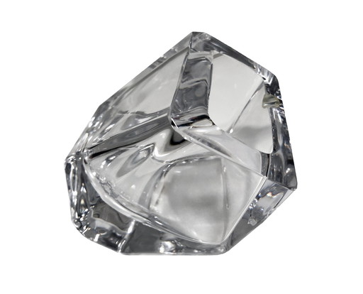 Vintage ashtray - Stylet holder - Crystal - Daum France - 1970