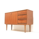 Buffet vintage à tiroirs et portes fabriqué dans les années 1960