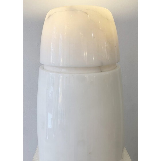 Image 1 of Lampada vintage in marmo bianco, Italia anni '70