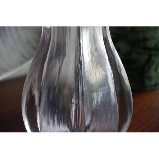 Vintage Chipped Ice vase by Vicke Lindstrand
